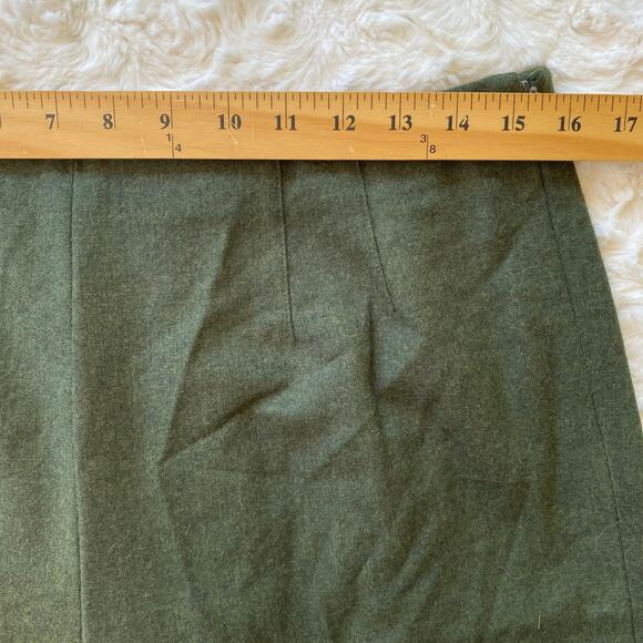 Vintage Etcetera Women's Wool Blend Dress Pants Size 12 Straight Leg Trousers - Picture 9 of 11